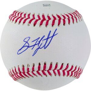 Sean Hjelle Autographed Baseball San Francisco Giants Proof Photo COA Authentic